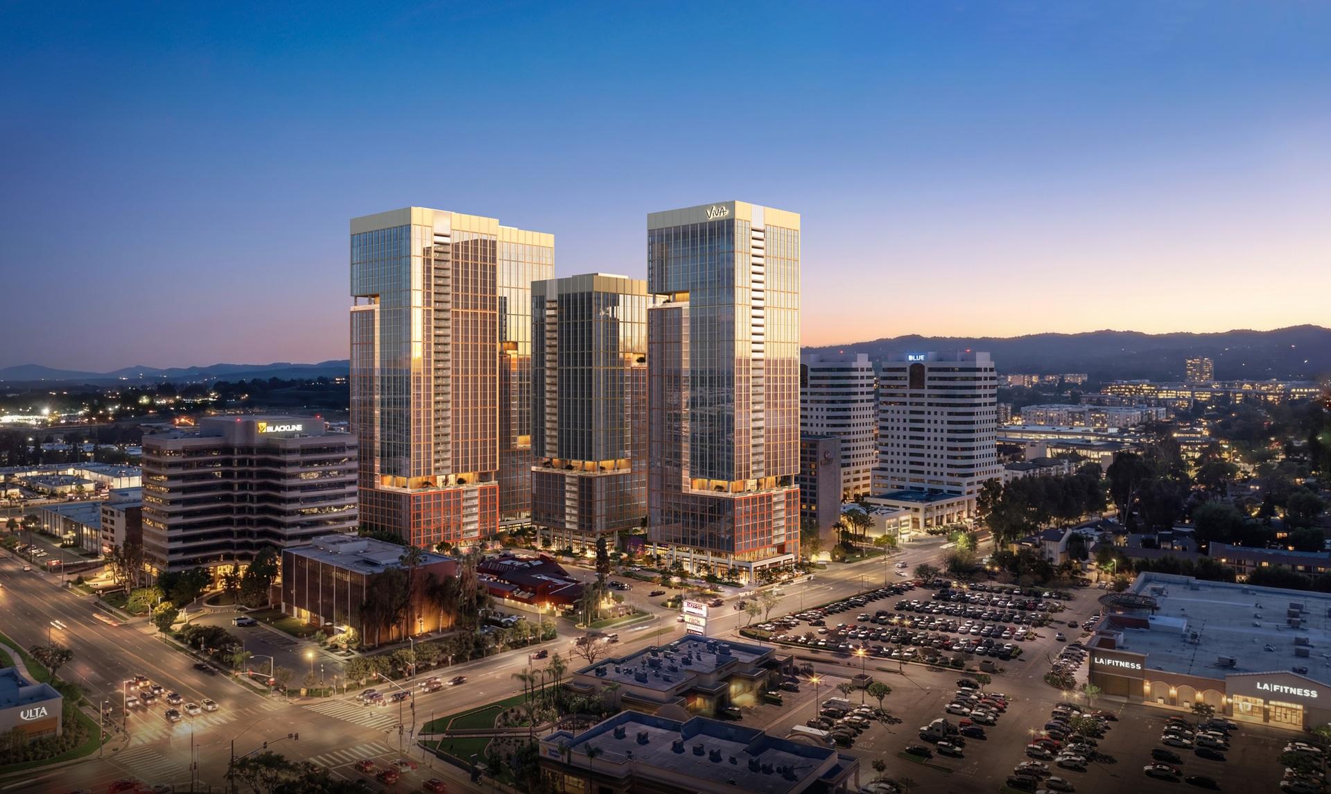 Rendering of proposed Viva L.A. at Warner Center in Woodland Hills